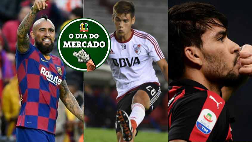 A pandemia do novo coronavírus paralisou o futebol ao redor do mundo, mas o mercado de transferências continua agitado. Clube italiano monitora o chileno Arthuro Vidal, uma possível troca entre River Plate e Manchester City e gigante português segue de olho em Lucas Paquetá. Confira essas e outras notícias do mercado da bola desta terça.