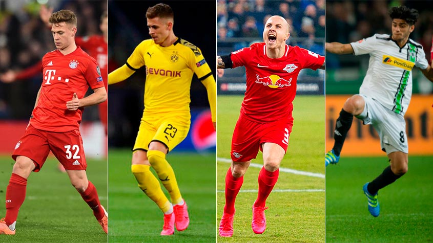 Alemanha (Bundesliga) - Bayern de Munique, Borussia Dortmund, RB Leipzig e Borussia Mönchengladbach seriam os times representantes do país na próxima Champions League (2020/21), caso o Campeonato Alemão seja cancelado.