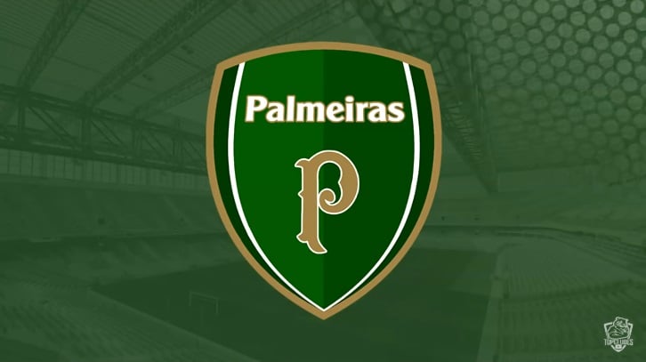 Escudo do Palmeiras com as características do Arsenal