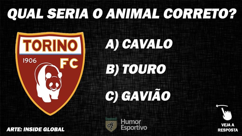 Qual o animal correto do escudo da Torino?