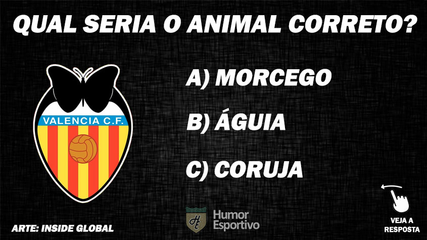 Qual o animal correto do escudo do Valencia?