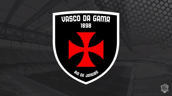 Escudo do Vasco da Gama com as características do West Ham