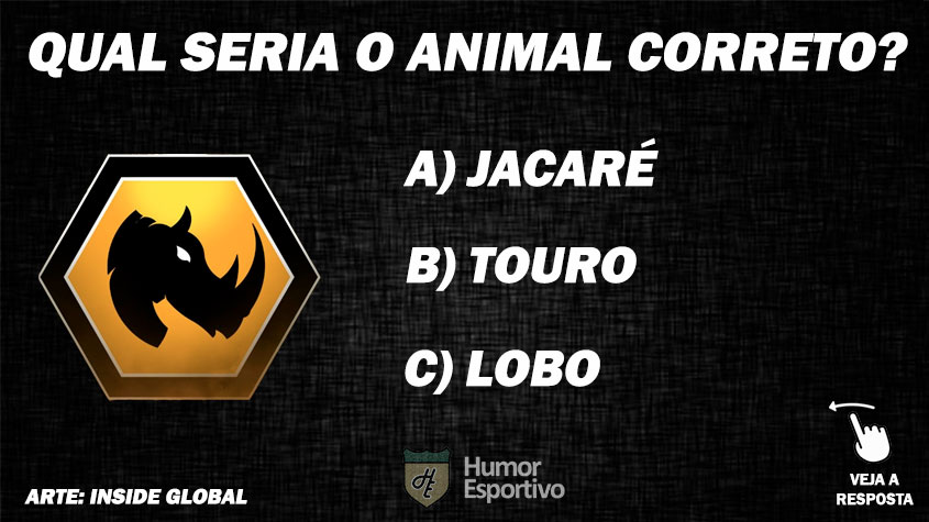 Qual o animal correto do escudo do Wolverhampton?