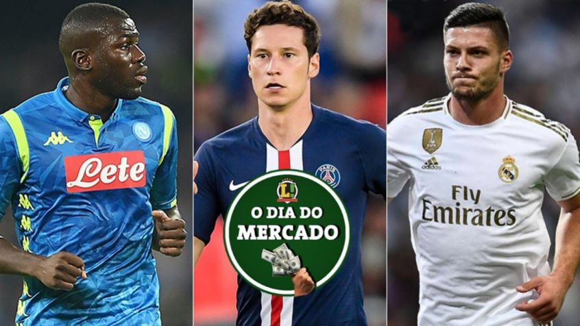 Mesmo com as competições paralisadas por conta da pandemia do coronavírus, o mercado da bola não para. A amanhã desta quinta foi agitada, com o PSG procurando zagueiro, Draxler podendo ir para o futebol alemão e Jovic sendo disputado por clubes europeus. Veja as negociações! 