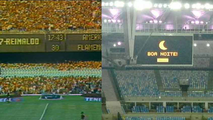Ainda em 2005, foi feita a substituição do antigo placar eletrônico por um colorido, de LCD, e a instalação de telões na cobertura do estádio