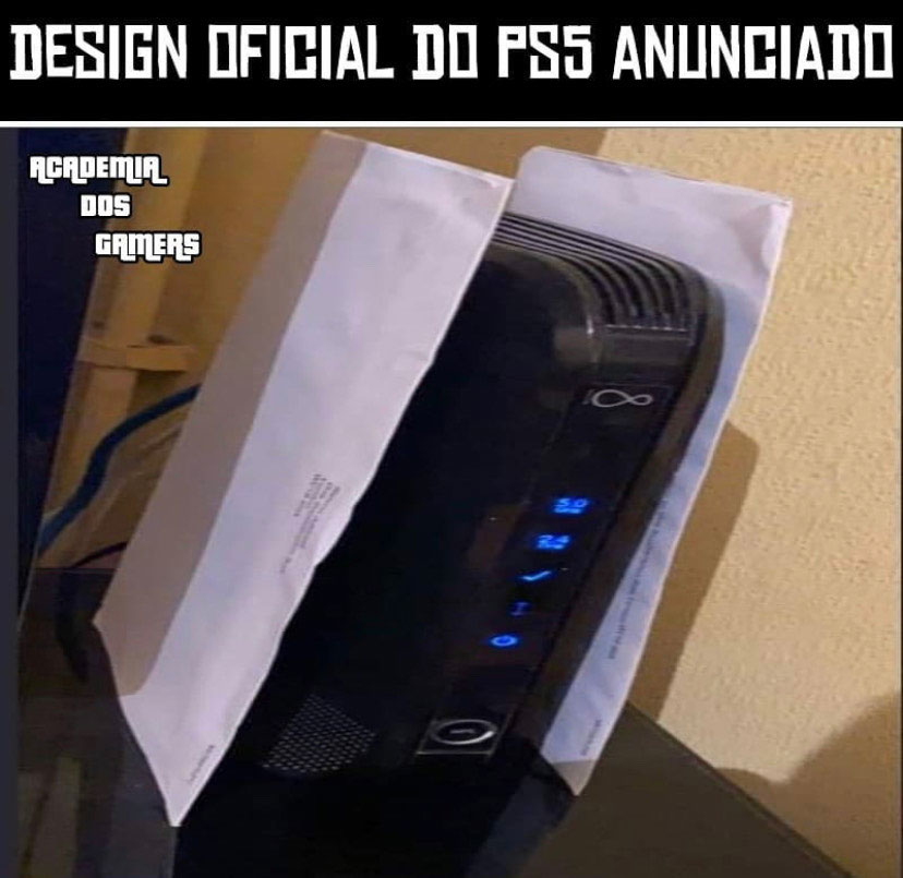 Divulgação do visual do PlayStation 5 rendeu memes nas redes sociais