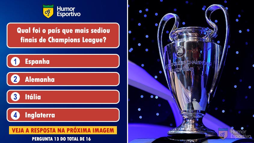 Quiz da Champions: acerte a resposta correta!