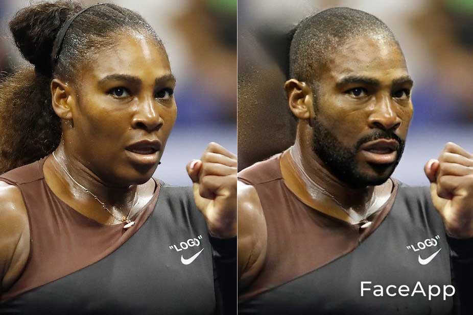 Transformação da tenista Serena Williams