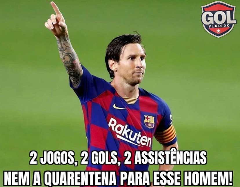Parece que Messi voltou da quarentena com a mesma qualidade de sempre
