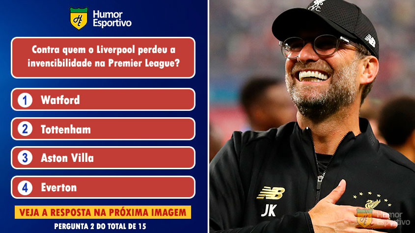 Desafio: acerte a resposta correta sobre o campeão da Premier League