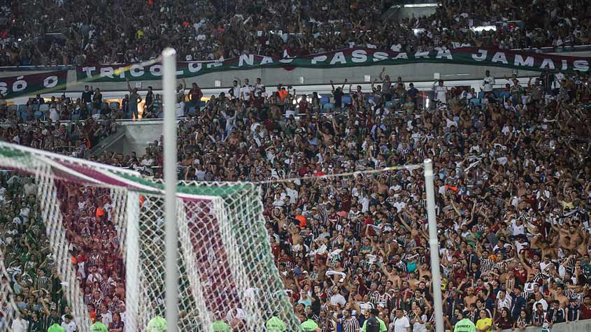 1- Fluminense 1 x 1 Corinthians - Sul-Americana - 29/08/2019 - 53.237 pagantes e 57.703 presentes.