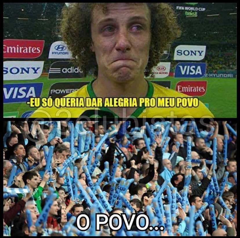 David Luiz vira piada na web após falhas contra o Manchester City