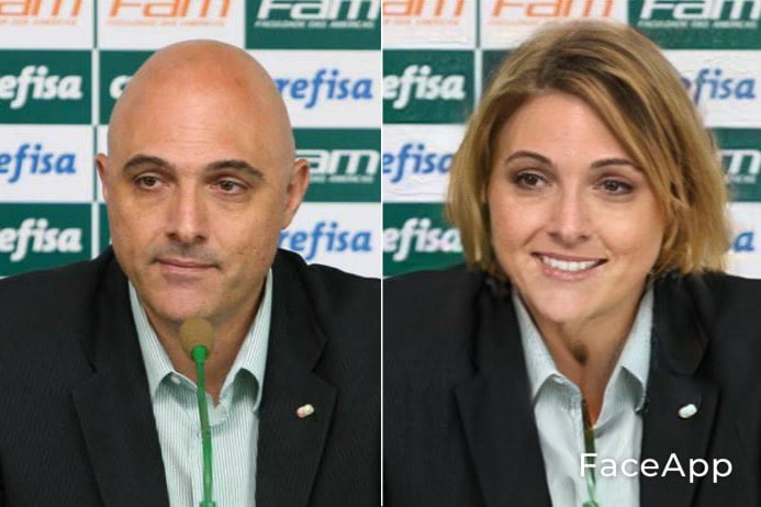 Versão feminina de Maurício Galiotte, atual presidente do Palmeiras