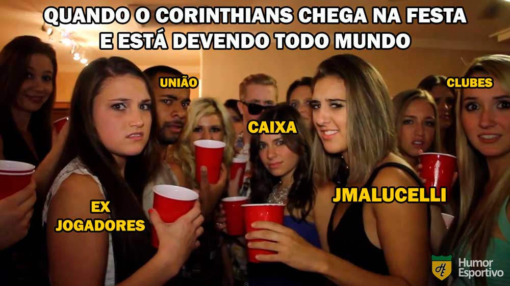 Bloqueio judicial fez Corinthians ser alvo de memes nas redes sociais