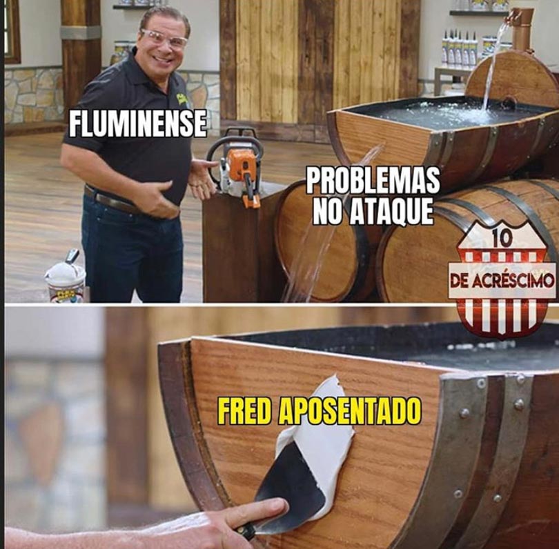 Após anúncio oficial do retorno de Fred ao Fluminense, torcedores postaram memes nas redes sociais