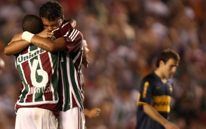 Fluminense 3 x 1 Boca Juniors - 4 de junho de 2008: Na semifinal da Libertadores, depois de empatar por 2 a 2 em Buenos Aires, o Flu venceu de virada no Maracanã e avançou para a final. Foram mais de 84 mil torcedores presentes.