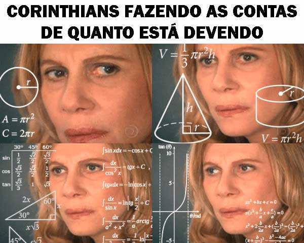 Bloqueio judicial fez Corinthians ser alvo de memes nas redes sociais