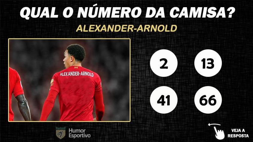 Qual o número da camisa de Alexander-Arnold no Liverpool?