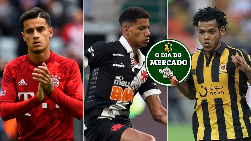 A pandemia do novo coronavírus paralisou o futebol ao redor do mundo, mas o mercado de transferências continua agitado. Philippe Coutinho pode voltar a jogar na Inglaterra, Marrony está de saída do Vasco da Gama e novidades sobre o futuro do brasileiro Romarinho. Confira essas e outras notícias do mercado da bola desta quinta.