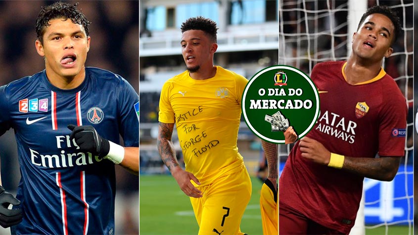 Apesar de toda a preocupação com o novo coronavírus, o mercado da bola continua ativo no mundo todo. José Mourinho deseja contar com Thiago Silva, Sancho revela vontade de retornar ao City, Kluivert na mira do Arsenal ... Confira a manhã do mercado desta segunda-feira! 