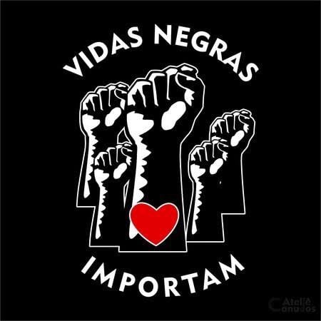O Brasil de Pelotas postou o lema dos protestos, 'vidas negras importam'.