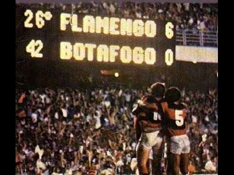 9. Flamengo 6x0 Botafogo - 6/11/81 - Goleada e troco histórico no rival alvinegro, que tirava sarro pelo mesmo placar, em 1972. Os gols foram de Nunes, Zico (2), Lico, Adílio e Andrade.