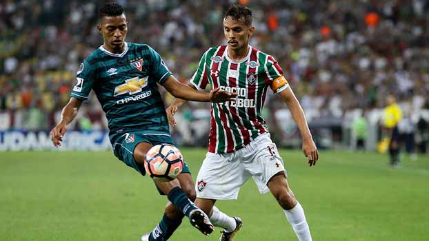 5- Fluminense 1 x 0 LDU - Sul-Americana - 14/09/2017 - 42.270 pagantes e 45.977 presentes.