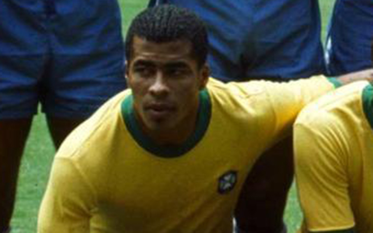 Copa do Mundo de 1974 - Local: Alemanha - Autor do primeiro gol do Brasil na competição: Jairzinho - Partida: Zaire 0 x 3 Brasil
