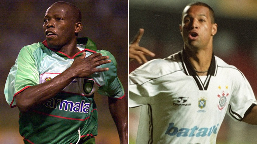 O outro reserva escolhido pela redação foi o atacante colombiano Asprilla, que venceu com folga o atacante Dinei, do Corinthians.