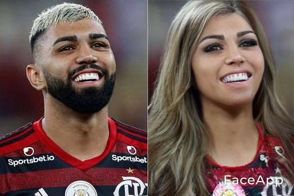 A versão feminina do atacante Gabriel Barbosa