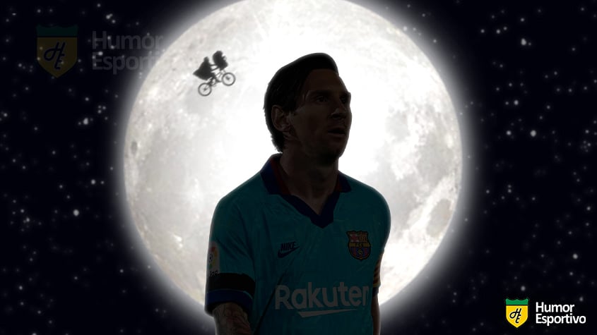 Vindo de outro planeta, Lionel Messi é digno de um Oscar com "E.T.: O Extraterrestre"