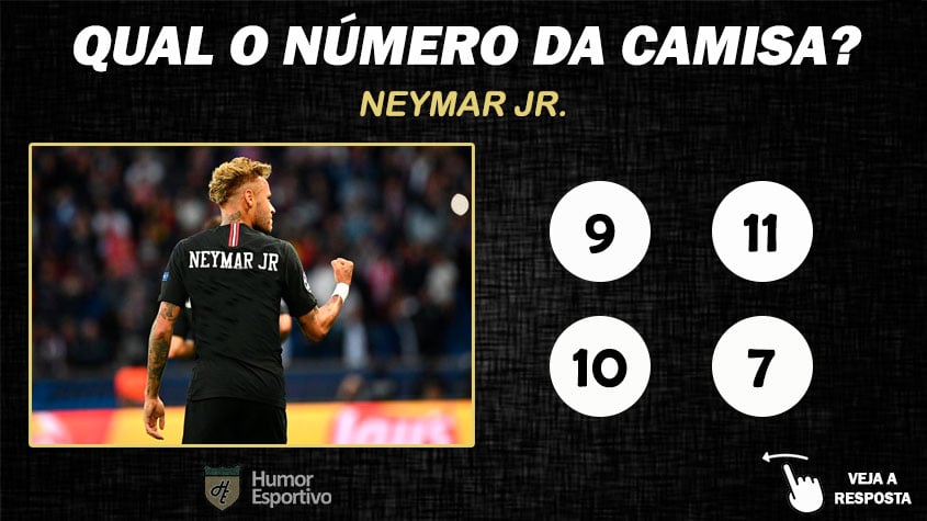 Qual o número da camisa de Neymar no PSG?