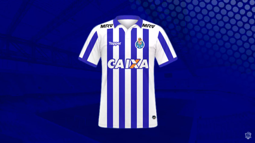 Camisa do Porto com características brasileiras