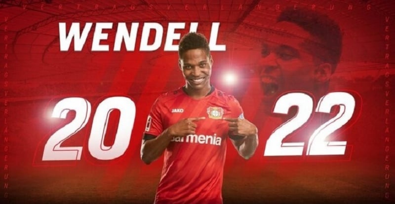 FECHADO - Uma das peças com maior longevidade no plantel do Bayer Leverkusen garantiu, pelo menos no aspecto contratual, a sua continuidade no clube até o ano de 2022: o lateral-esquerdo brasileiro Wendell.