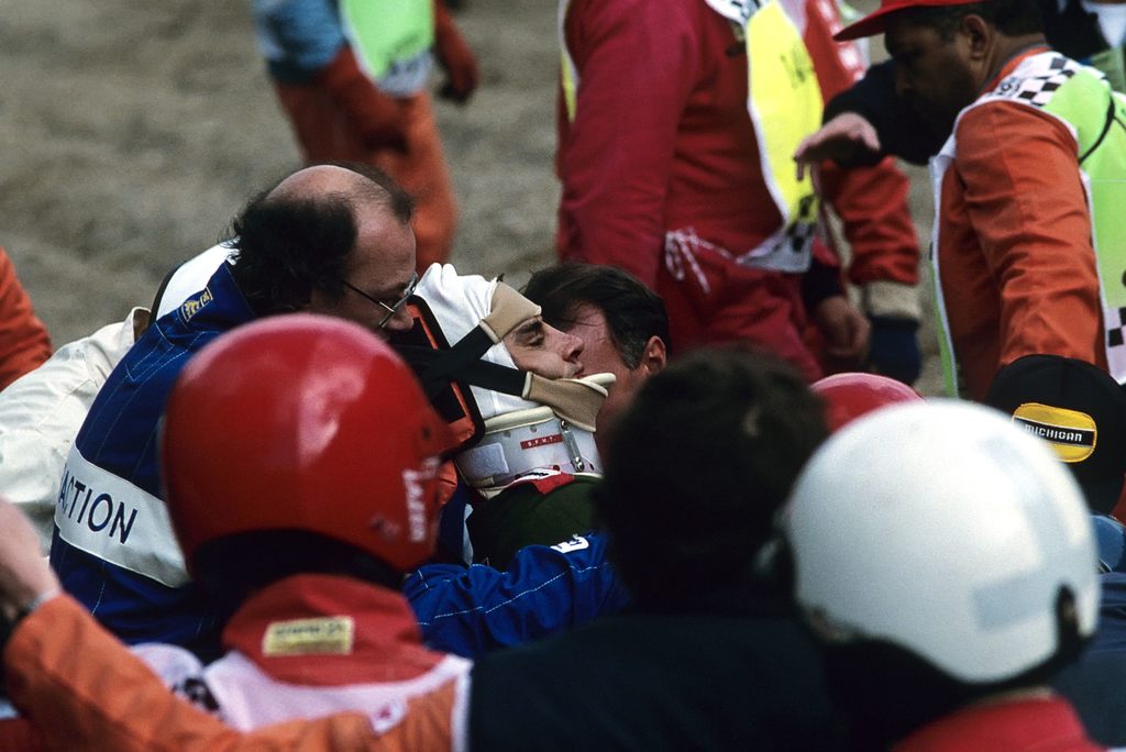 Parece o acidente dos anos 2000, né? Pois Zanardi também sofreu um grave em 1993 no GP da Bélgica de F1
