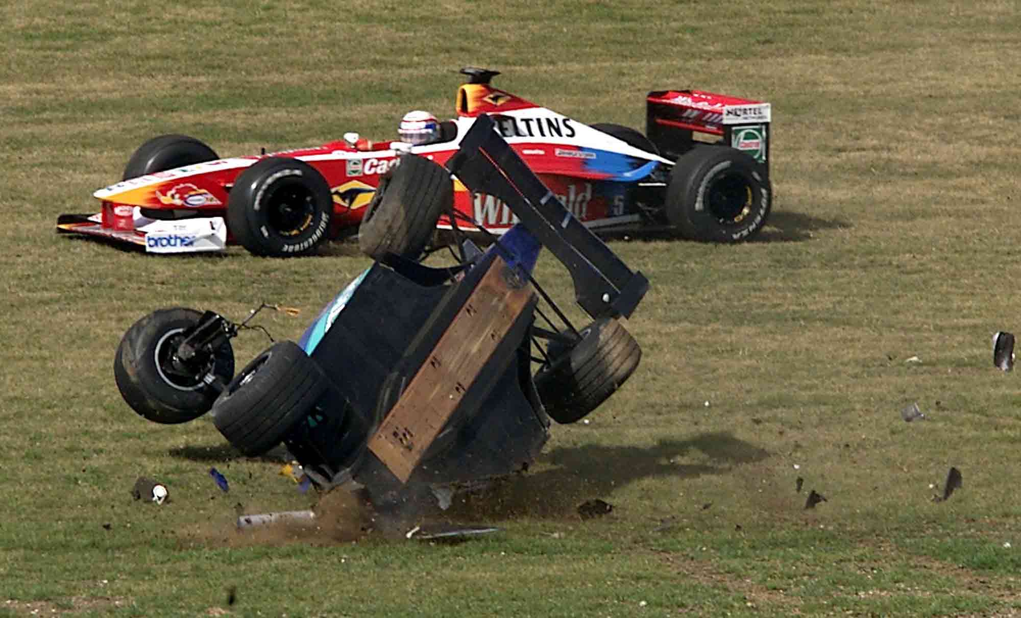 Zanardi escapou de um acidente com Pedro Paulo Diniz no GP da Europa de 1999 