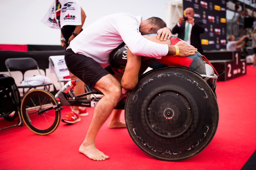 A preparação de Zanardi para o IronMan de Barcelona de 2017