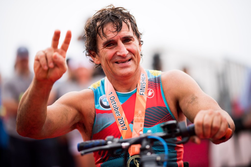 Meses depois, Zanardi resolveu participar de outro IronMan, desta vez em Barcelona 