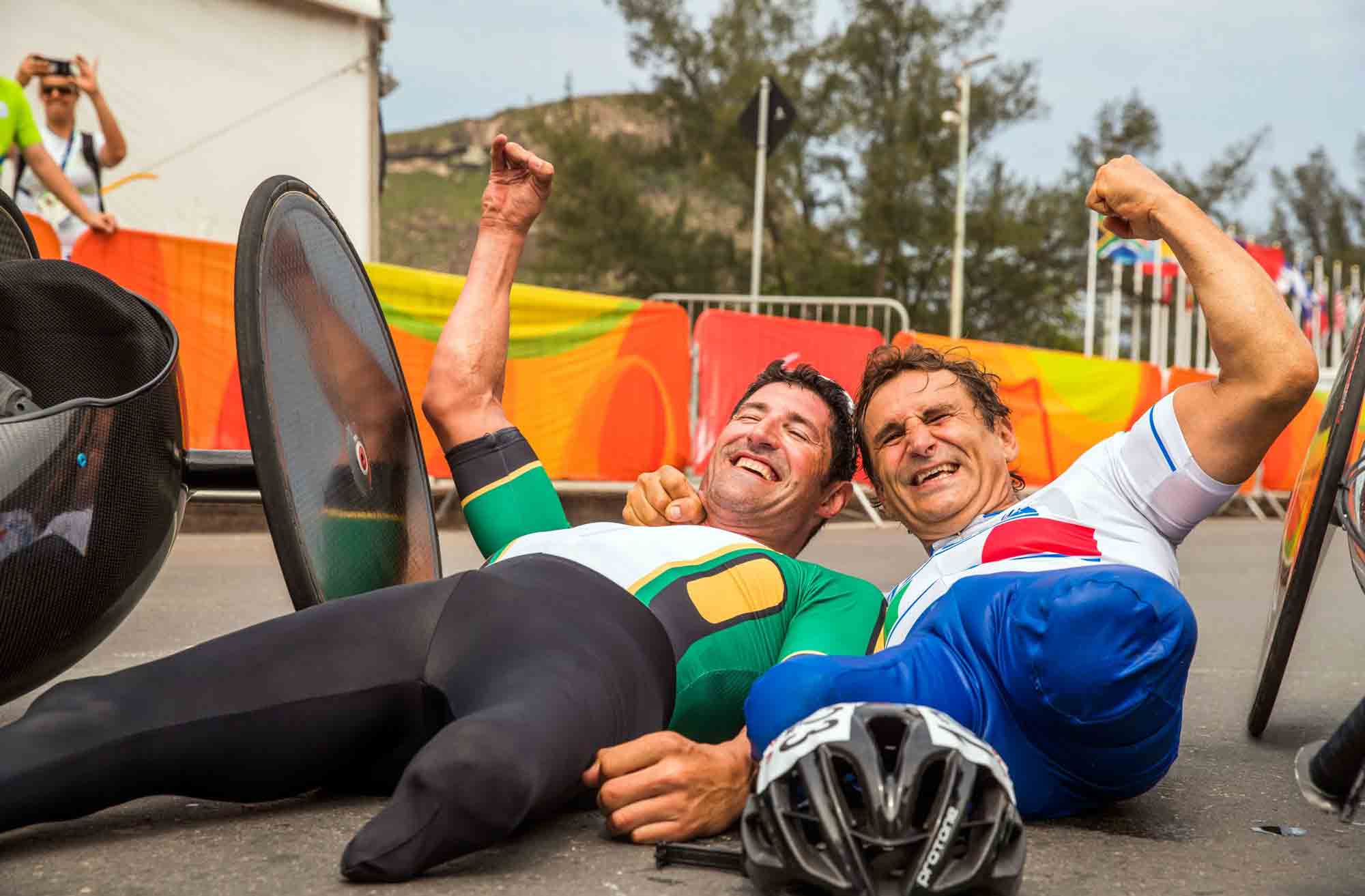 Zanardi celebra conquista no Rio 2016