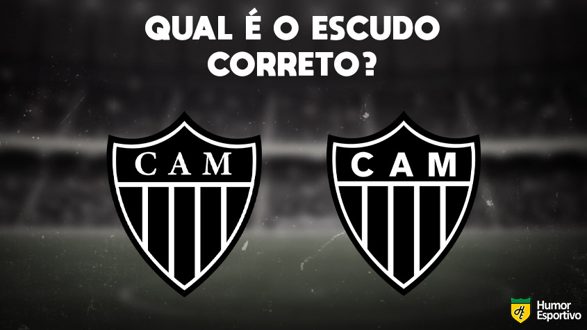 Qual desses é o escudo do Atlético-MG? Veja a resposta na próxima imagem!