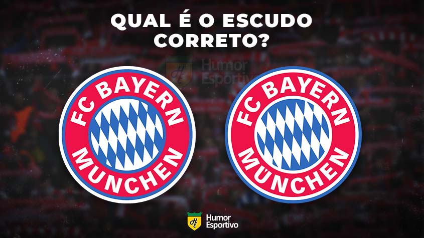 Qual desses é o escudo do Bayern de Munique? Veja a resposta na próxima imagem!
