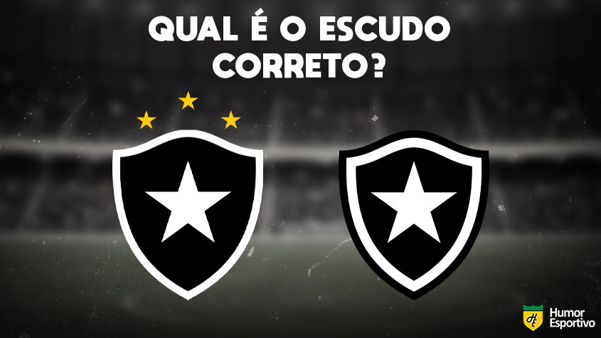 Qual desses é o escudo do Botafogo? Veja a resposta na próxima imagem!
