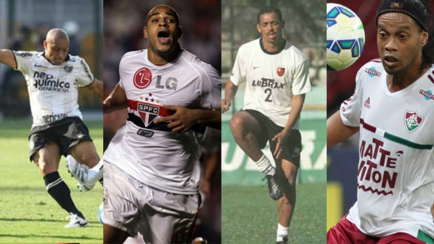 O LANCE! montou como seriam os times de 12 clubes brasileiros com grandes jogadores que fizeram sucesso em outras equipes, mas nunca foram campeões pelo seu time. Veja as escalações! (Por Gabriel Santos, Vinícius Perazzini, Marcio Monteiro, Fabio Lazaro, Fellipe Lucena, Alexandre Guariglia, William Correia e Vinicius Faustini).