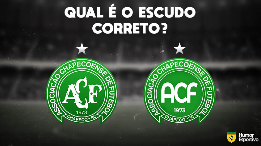 Qual desses é o escudo da Chapecoense? Veja a resposta na próxima imagem!