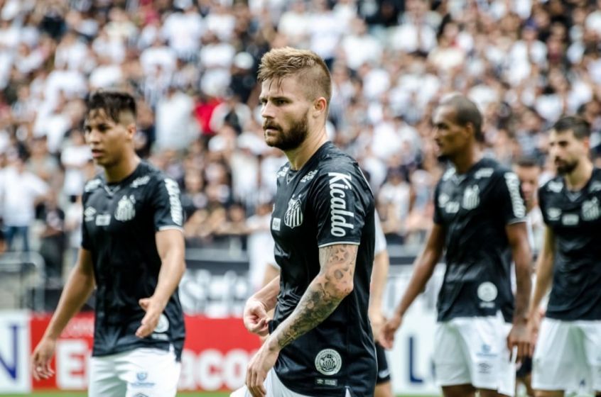 Corinthians 2 x 0 Santos (Paulistão) - Everson; Pará, Luís Felipe, Luan Peres e Felipe Jonathan; Jobson (Uribe), Diego Pituca e Sandry (Evandro); Kaio Jorge (Jean Mota), Eduardo Sasha e Raniel. 