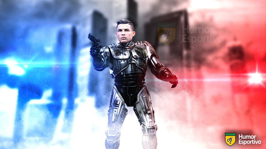 A máquina Cristiano Ronaldo seria tranquilamente um novo protagonista de "Robocop"