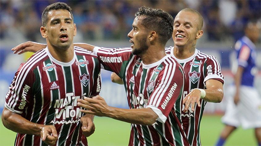 Em duelo na fase de grupos da Primeira Liga de 2016, Diego Souza comandou a vitória por 4 a 3 do Fluminense sobre o Cruzeiro, com três gols marcados e uma assistência