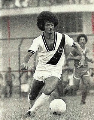 10º - Dé Aranha - 29 gols - Revelado pelo Bangu, Dé atuou pelo Vasco entre 1970 e 1973.