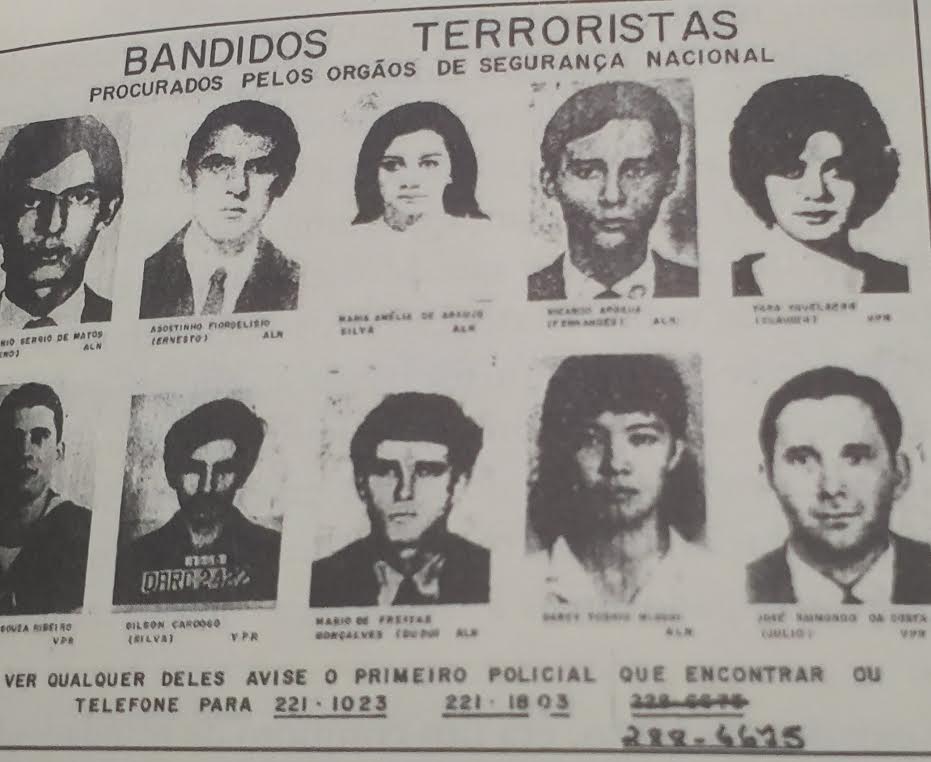 Diante do aumento da repressão, pessoas que se opunham ao regime ou tinham ideais de esquerda passaram a ser tachados como "terroristas". Alguns deles entraram para a luta armada, fazendo assaltos a bancos e planejando sequestros.