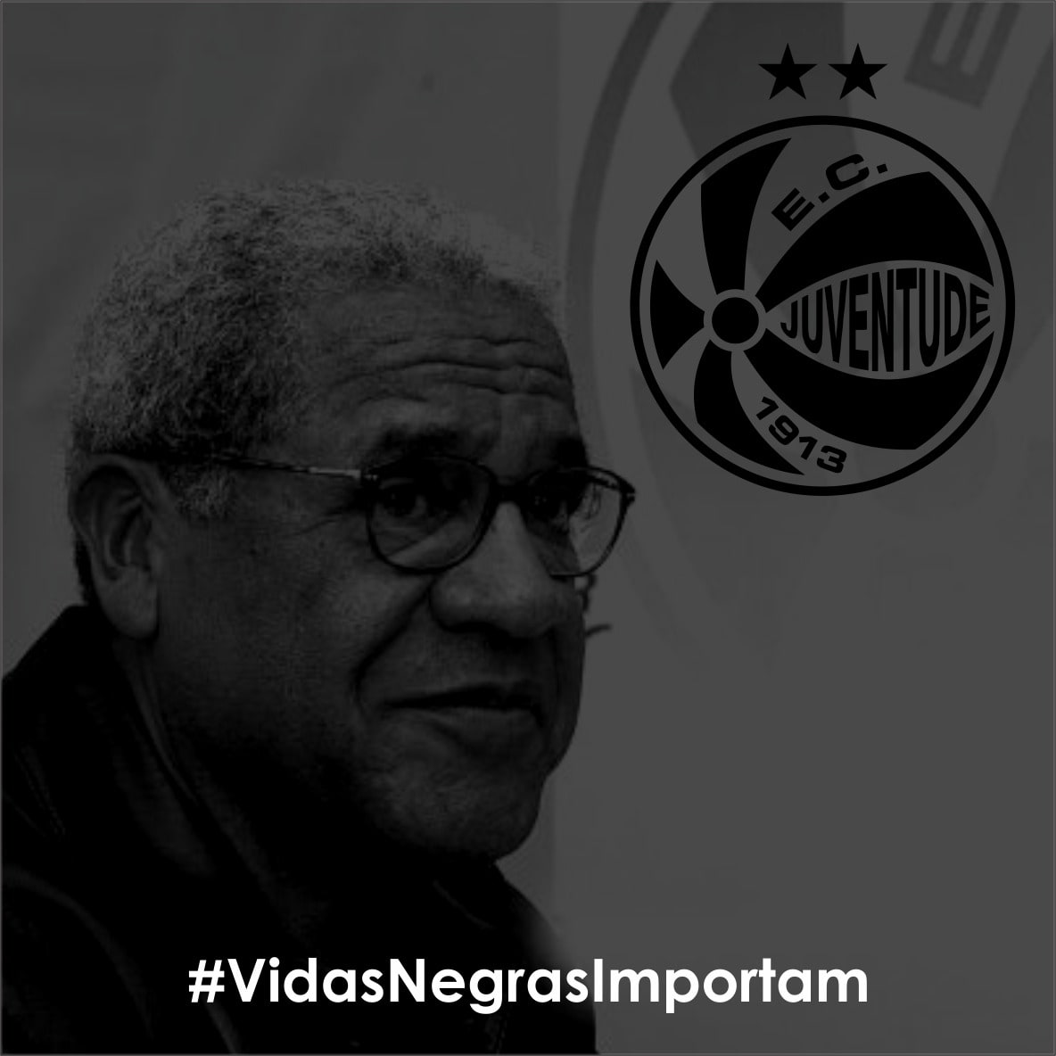 'O futebol PRECISA ser uma ferramenta de conscientização social e não vamos nos omitir desta responsabilidade. O racismo tem que ser EXTERMINADO e RESPEITO é a palavra de ordem', escreveu o Juventude.